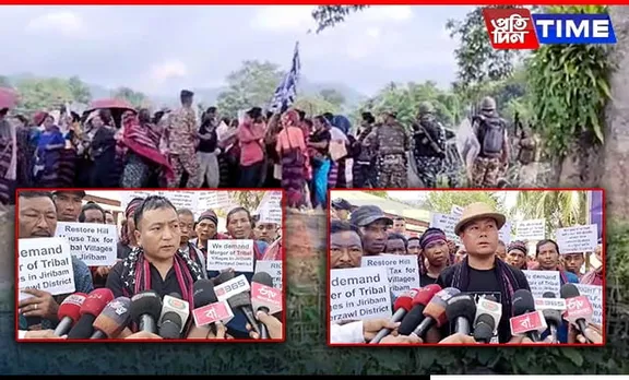 Protests Erupt in Manipur's Jiribam Over Hill Rights, Clashes With Police Reported